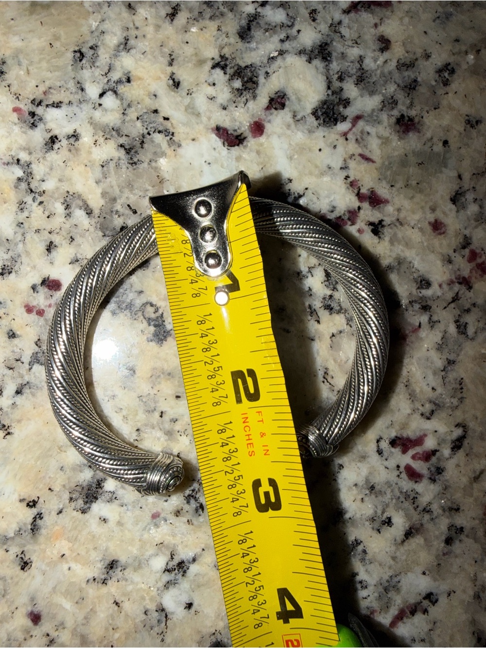 Scott Kay Large Cable Cuff Bracelet - Picture 9 of 15
